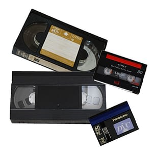 video tapes photo of various types of video tape to transfer